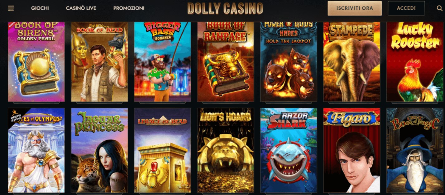 Dolly Casino Slot machines